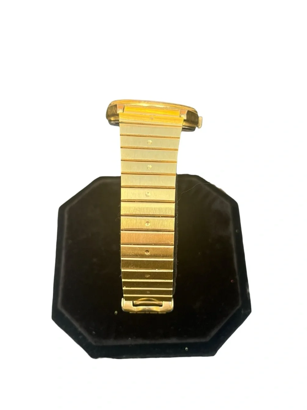 Vintage Seiko SQ 6923-7039 Railroad Approved Gold Tone Quartz Watch Untested